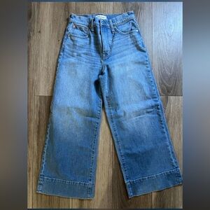 Madewell Wide-Leg crop Jeans